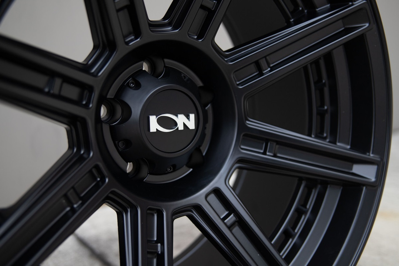 20" Ion 149 20x9 Matte Black 6x5.5 Wheel -12mm Rim