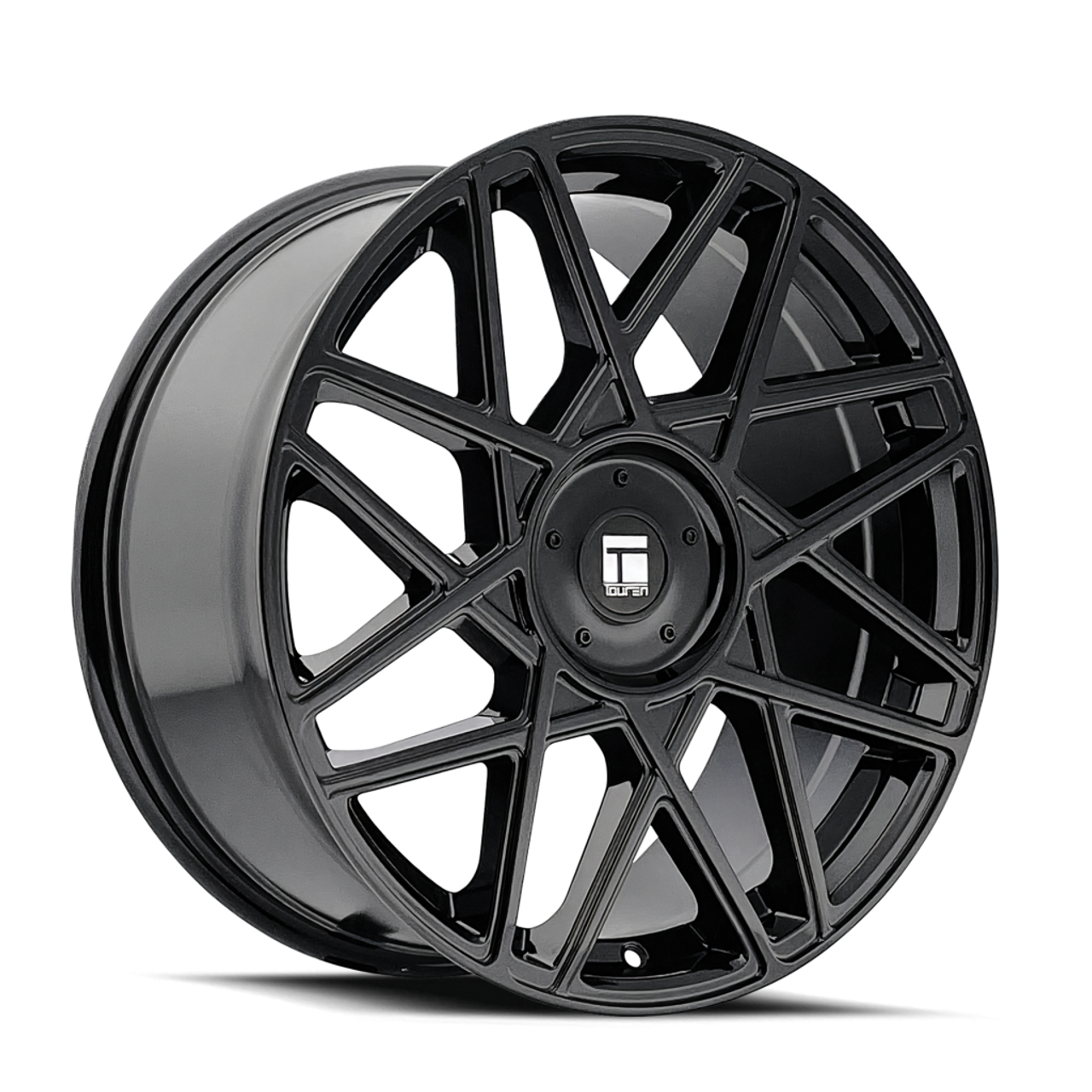 Set 4 17" Touren Tr66 17x8 Gloss Black 5x4.25 5x4.5 Wheels 35mm Rims