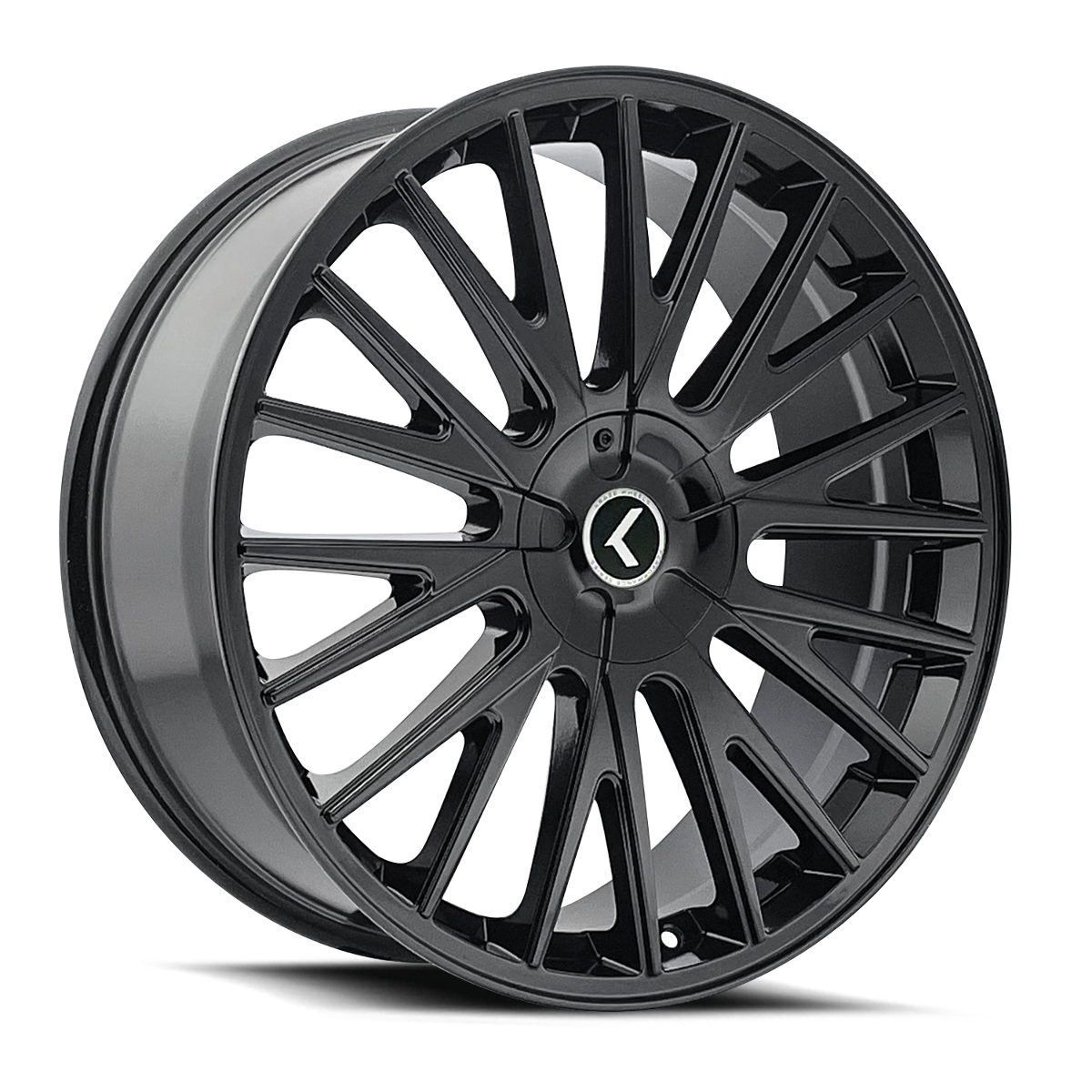 20" Kraze Double Down 20x8.5 Gloss Black 5x112 5x120 Wheel 38mm Performance Rim
