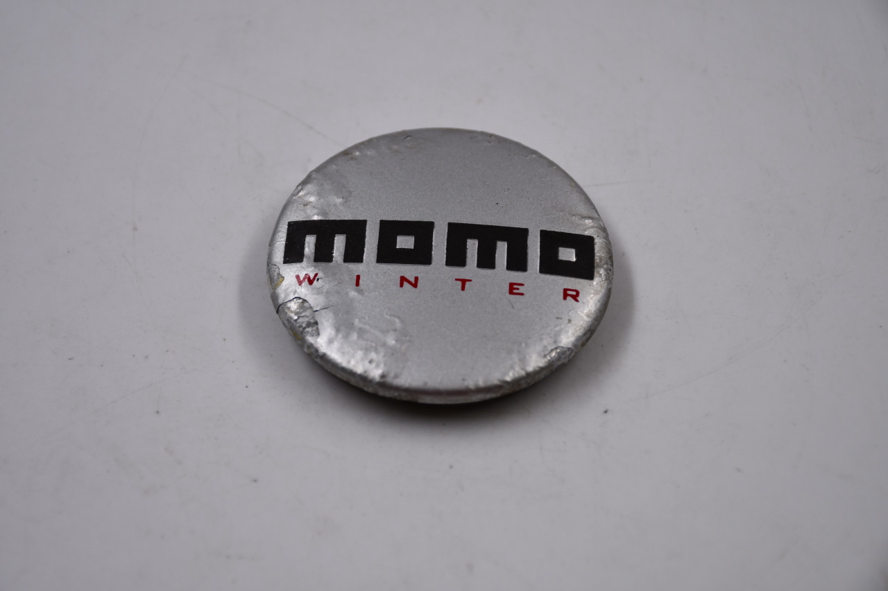 MOMO Silver w/ Gray & Red Logo Wheel Center Cap Hub Cap 1037K53-T1 2.125" MOMO Winter