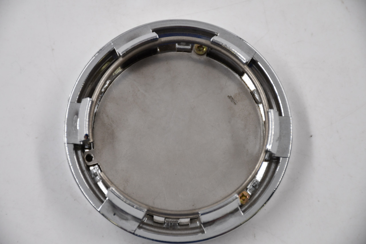 Shuk Chrome w/ Black & Chrome Logo Wheel Center Cap Hub Cap (U)8B656 2.625" Shuk Driving & Enginering Snap in