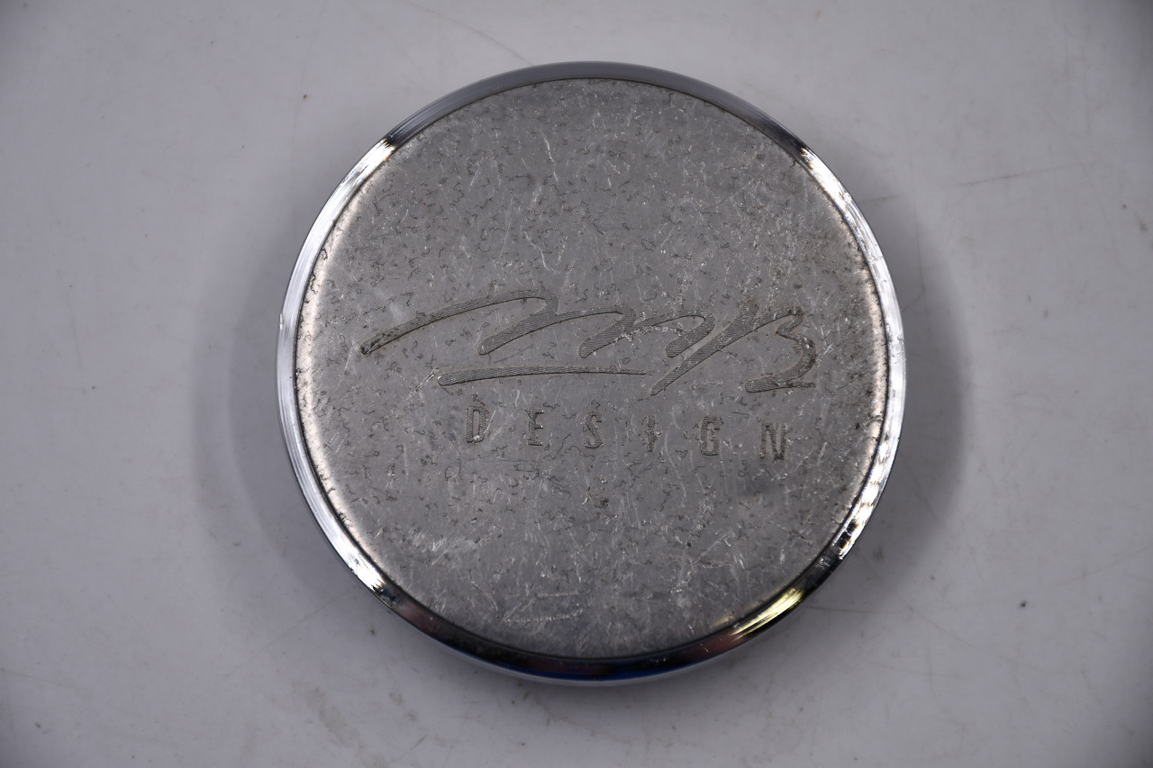 AfterMarket Chrome Edge. Machined Center Wheel Center Cap Hub Cap C-004 2.5" AfterMarket Fits MB Design Wheels