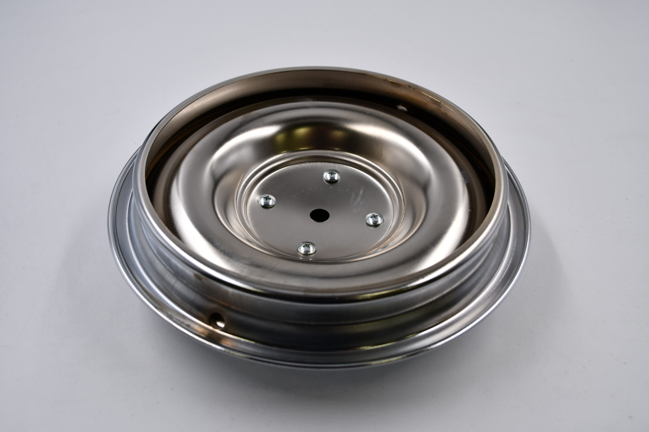 Vision Logo Chrome Wheel Center Cap Hub Cap JC5001V 8" Vision Wheel Power Disc Brakes METAL