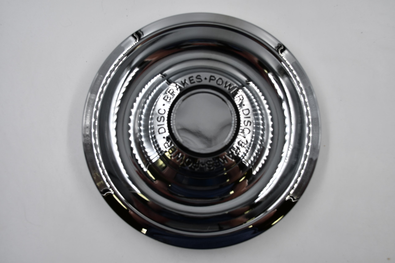 Vision Logo Chrome Wheel Center Cap Hub Cap JC5001V 8" Vision Wheel Power Disc Brakes METAL
