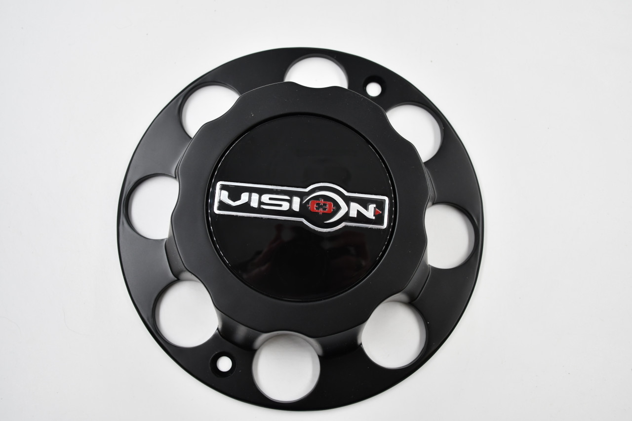 Vision 81A Heavy Hauler C81MMB-STD C181ZMB-STD Matte Black Wheel Center Cap