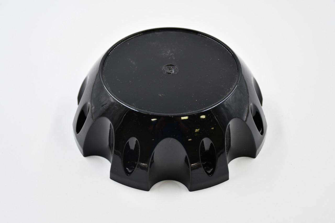 KMC Gloss Black Wheel Center Cap Hub Cap C-H2168H(NL) 6" KMC 8 Lug No Logo/Insert