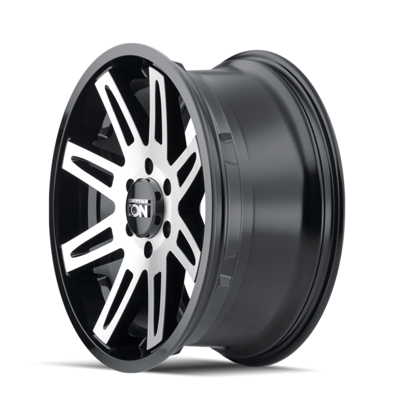 18" Ion 142 18x9 Black Machined 8x170 Wheel 0mm Rim