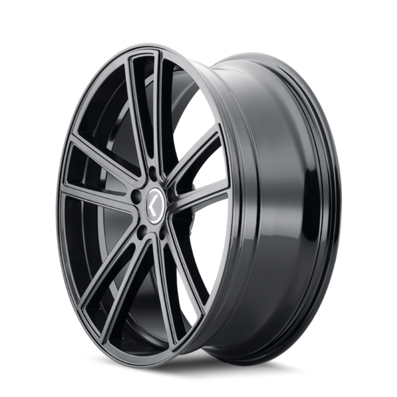 Set 4 20" Kraze Lusso 20x8.5 Gloss Black 5x4.5 Wheels 38mm For Jeep Ford Rims