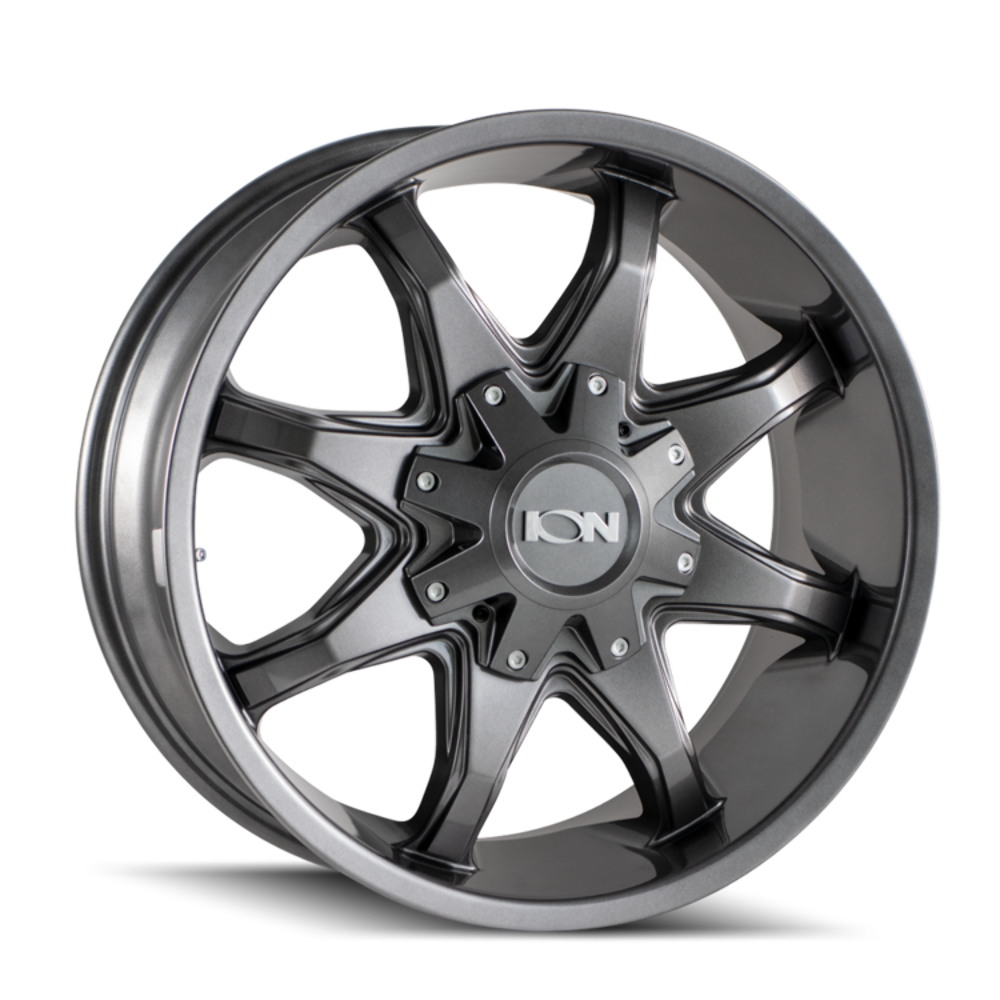 18" Ion 181 18x9 Graphite 6x135 6x5.5 Wheel 18mm Rim