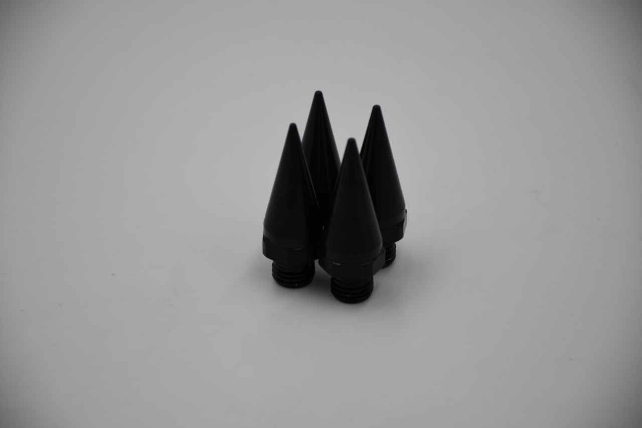 2 Piece Spike Lug Nut Black Replacement Spikes Pack of 4 West Coast Accessory