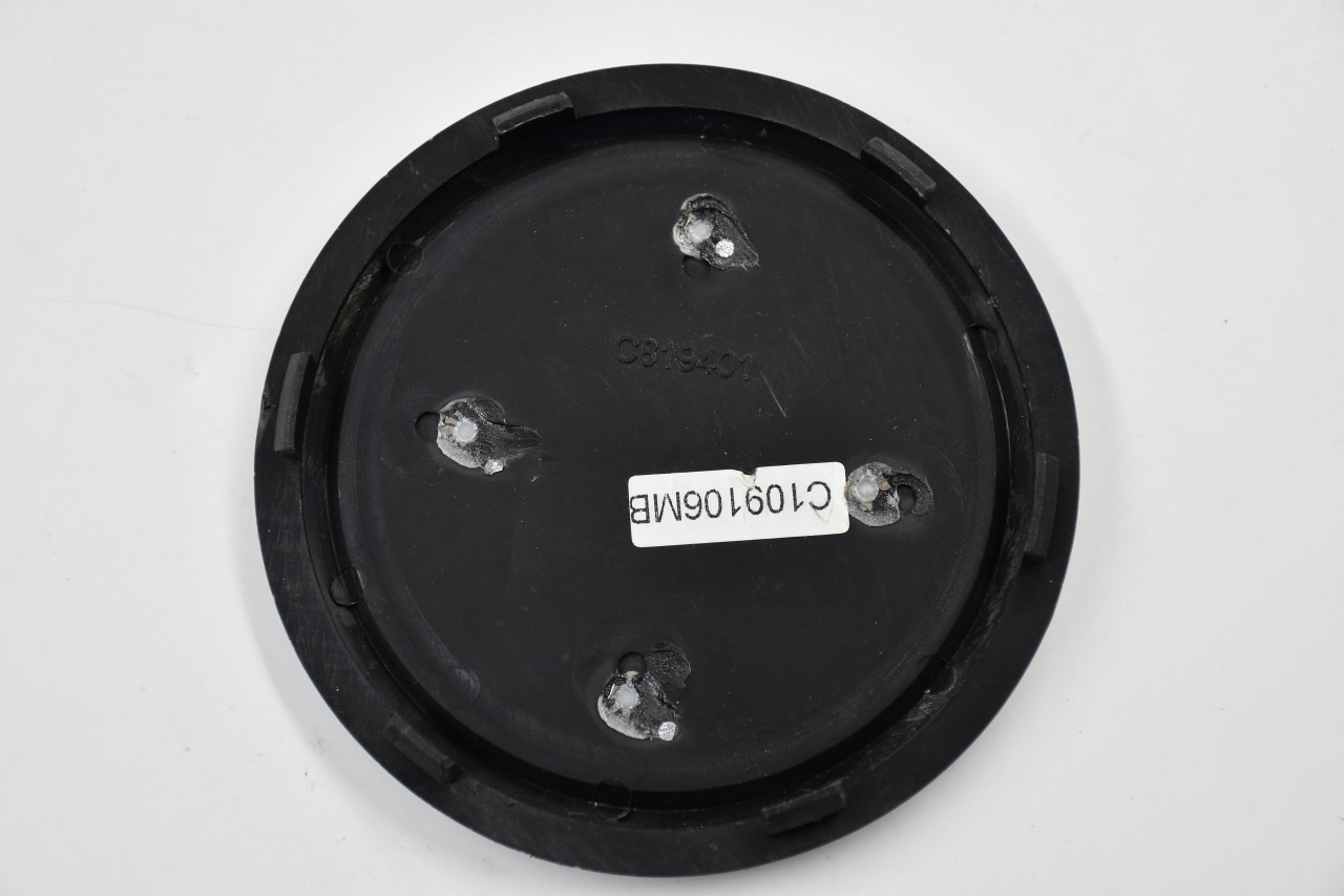 Cali Off Road Matte Black & Chrome Logo Wheel Center Cap Hub Cap C109106MB 4.5" Cali Off-Road Cross Logo Ornament