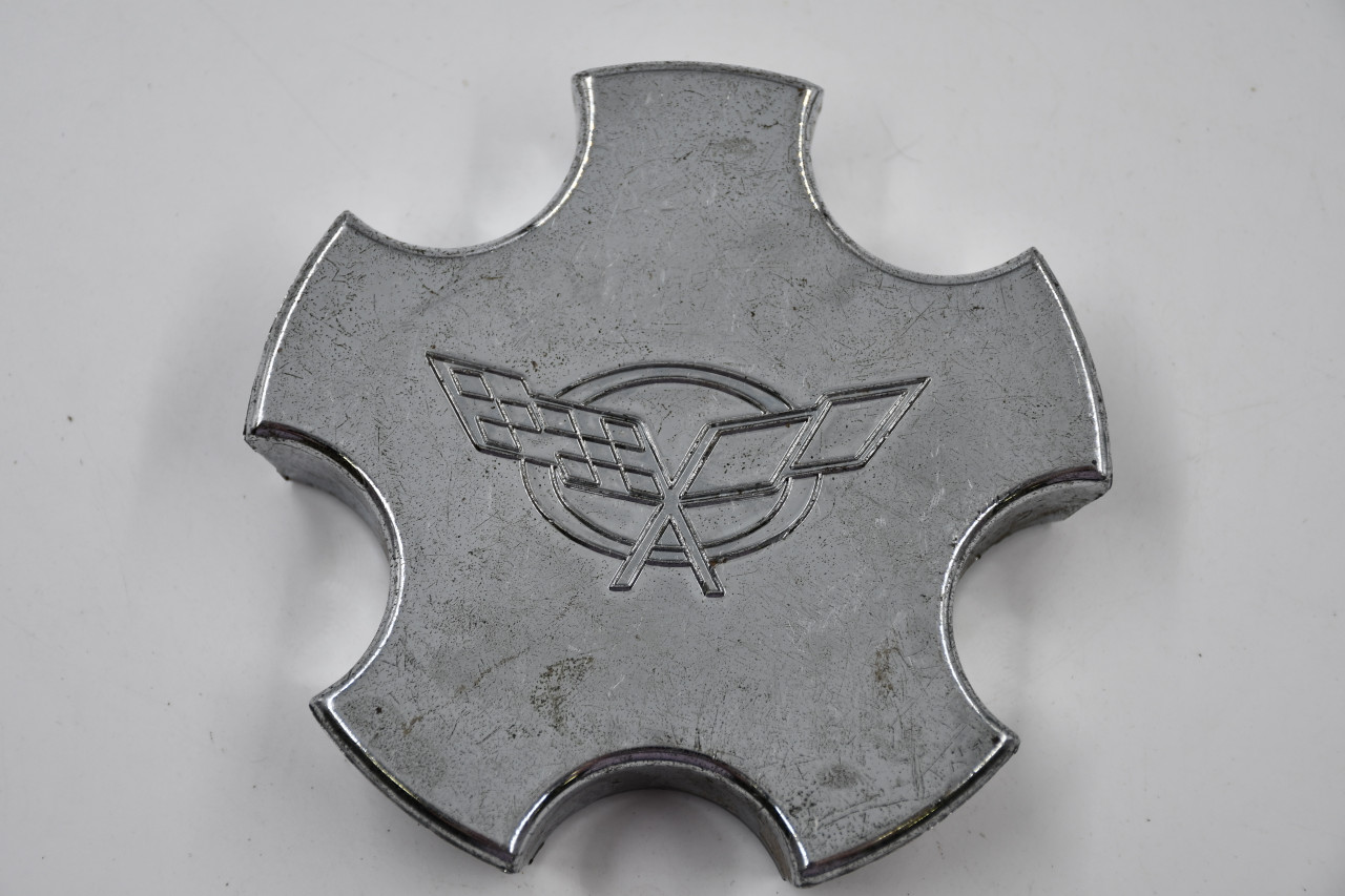 Replica  Chrome Wheel Center Cap Hub Cap C10860 4.75" Replica Fits Chevrolet Corvette