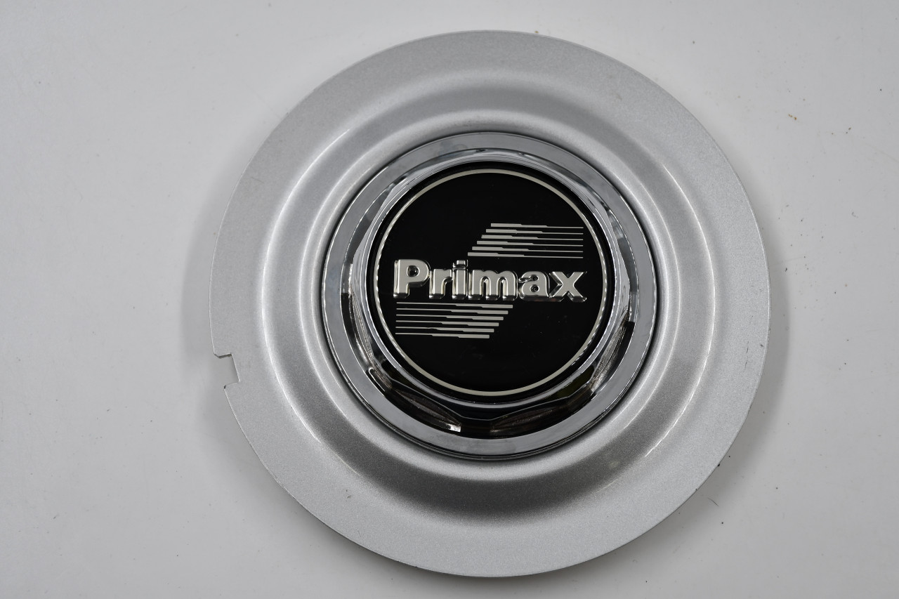 PriMax Silver w/ Chrome & Black Insert Wheel Center Cap Hub Cap PRI140-2/140-1 6.125" Primax Snap on