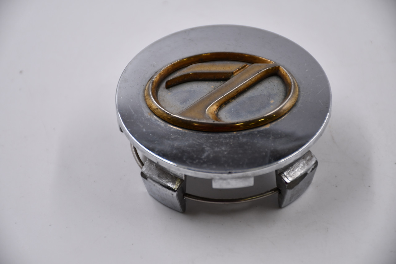 AfterMarket Chrome w/ Gold "7" Logo Wheel Center Cap Hub Cap 10766(GLD) 2.5" AfterMarket "7" Fits Lexus