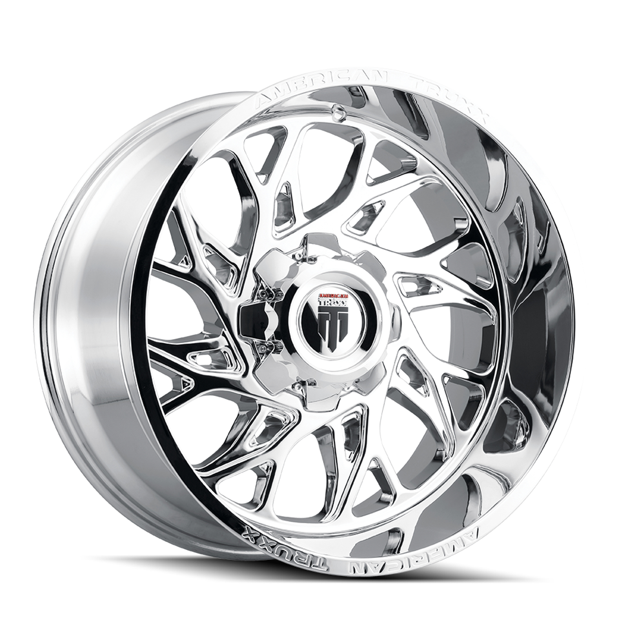 20" American Truxx Destiny 20x10 Chrome 6x135 6x5.5 Wheel -24mm Lifted Truck Rim