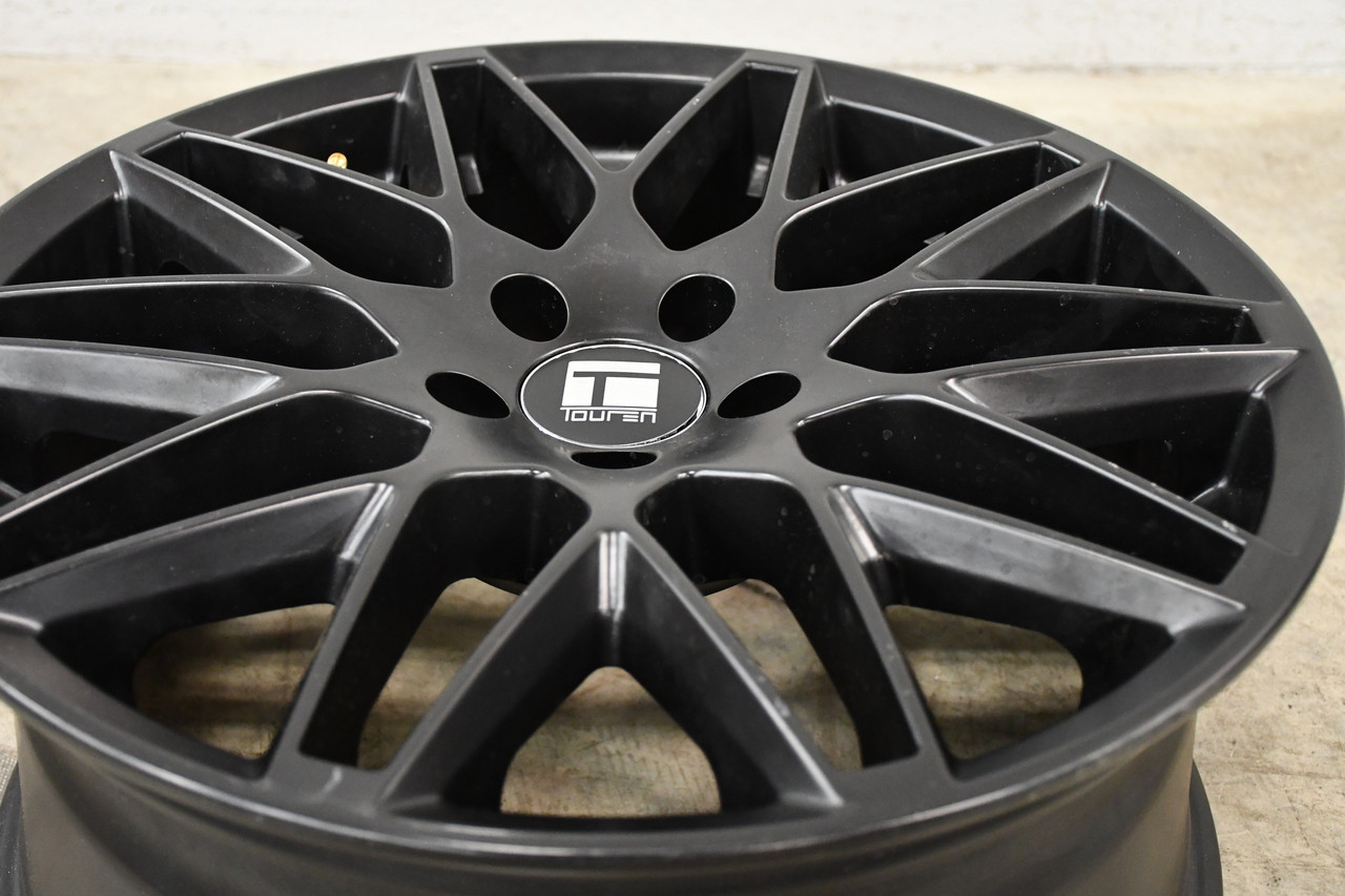 Set 4 18" Touren Tr75 18x8 Matte Black 5x112 Wheels 40mm Rims
