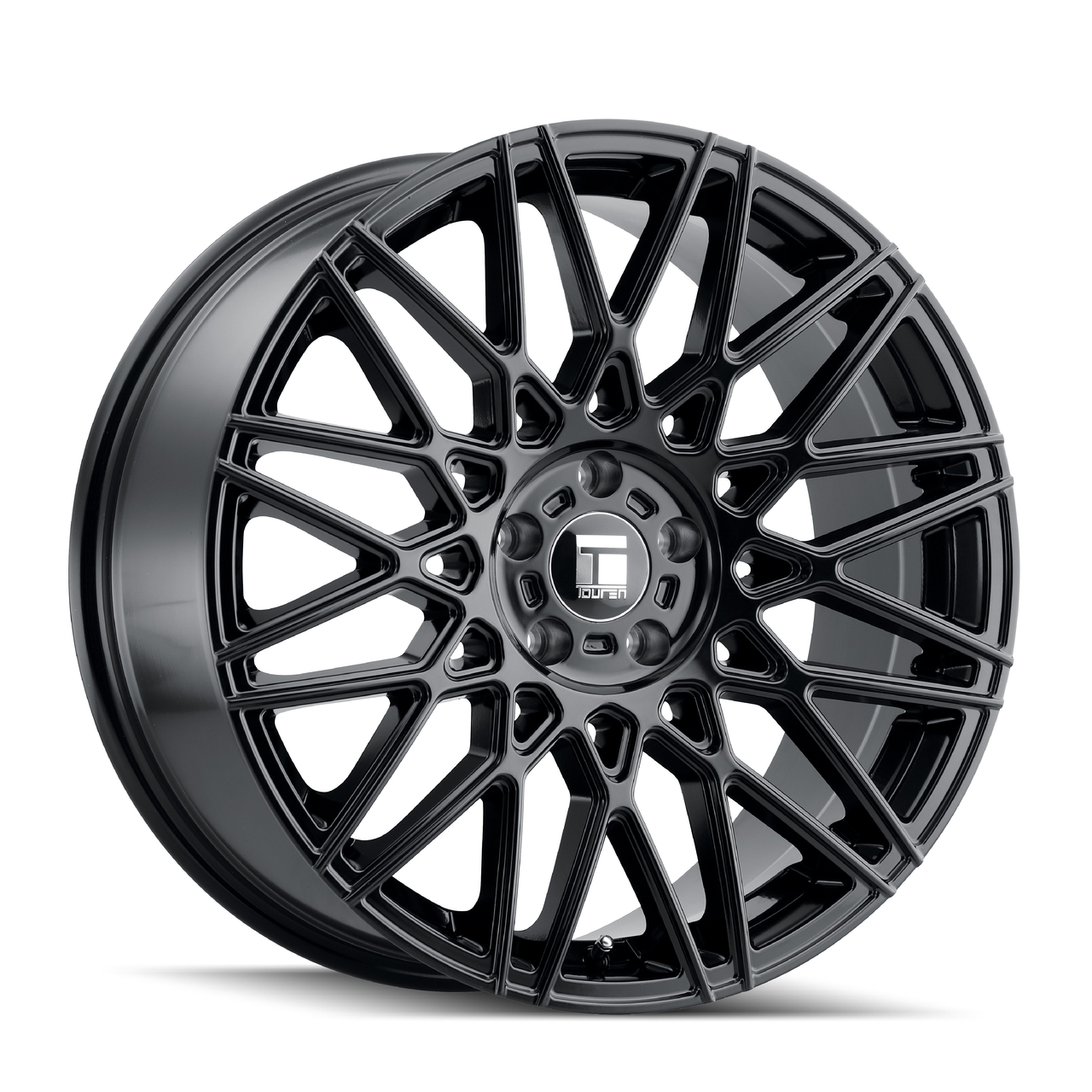 Set 4 20" Touren TR78 20x9 Gloss Black 5x112 Wheels 35mm Rims