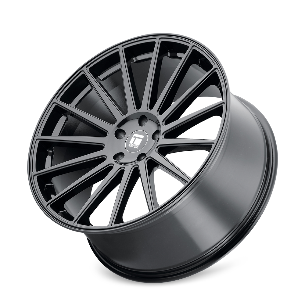 22" Touren Tr92 22x9 Gloss Black 5x120 Wheel 32mm Rim