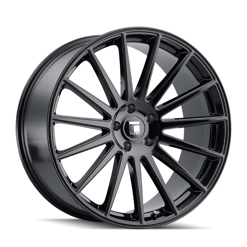 Set 4 22" Touren Tr92 22x9 Gloss Black 5x120 Wheels 32mm Rims