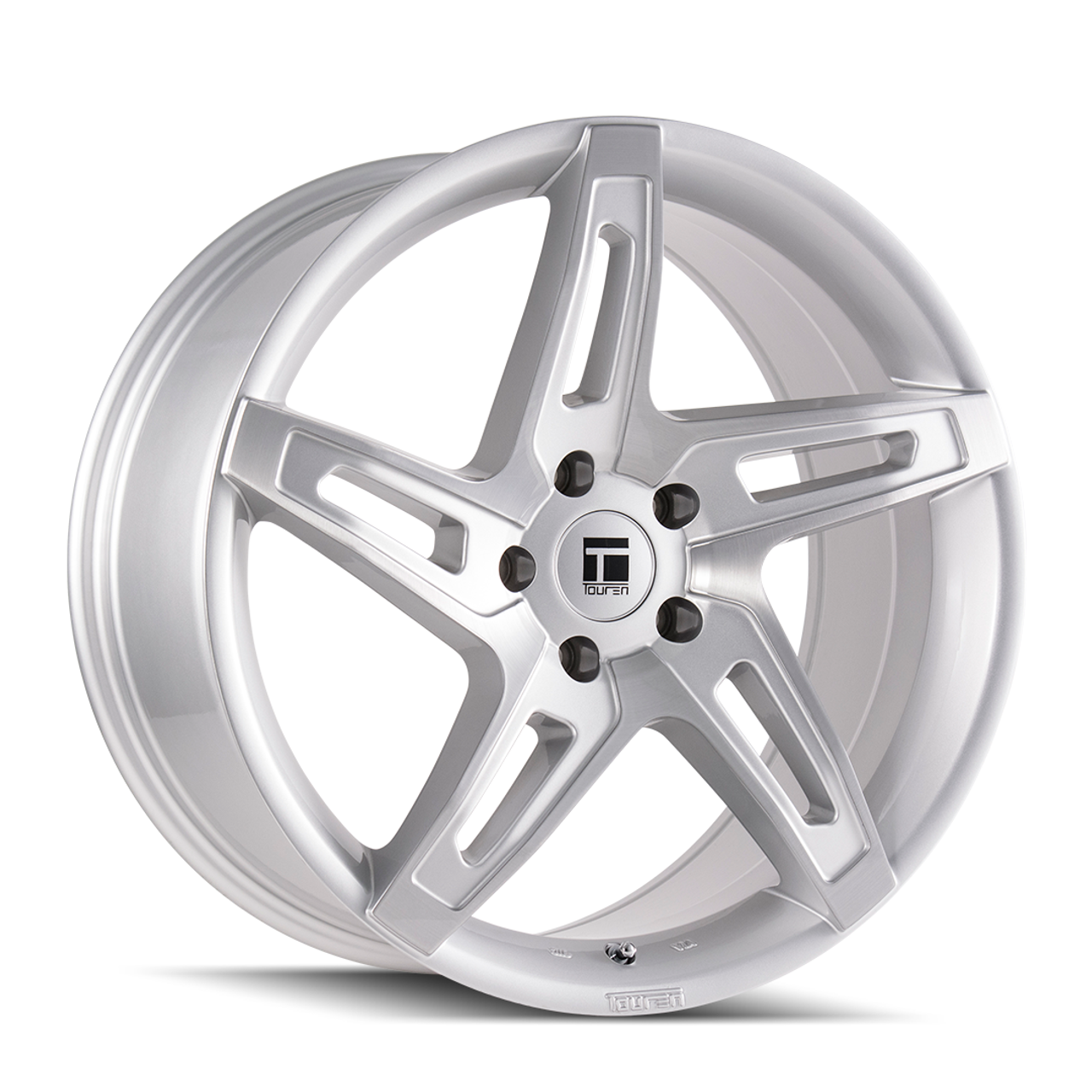 Set 4 20" Touren Tf04 20x10 Brushed Silver 5x112 Wheels 40mm Rims