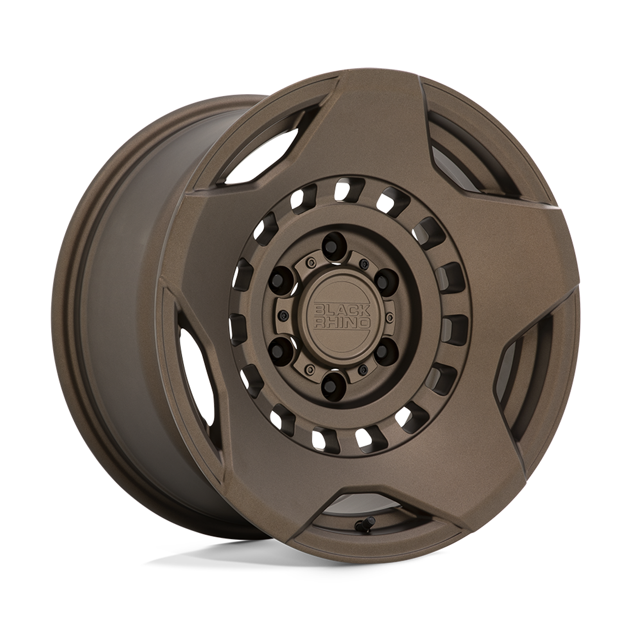Black Rhino Muzzle 17x9 6x5.5 Matte Bronze Wheel 17" 0mm Rim