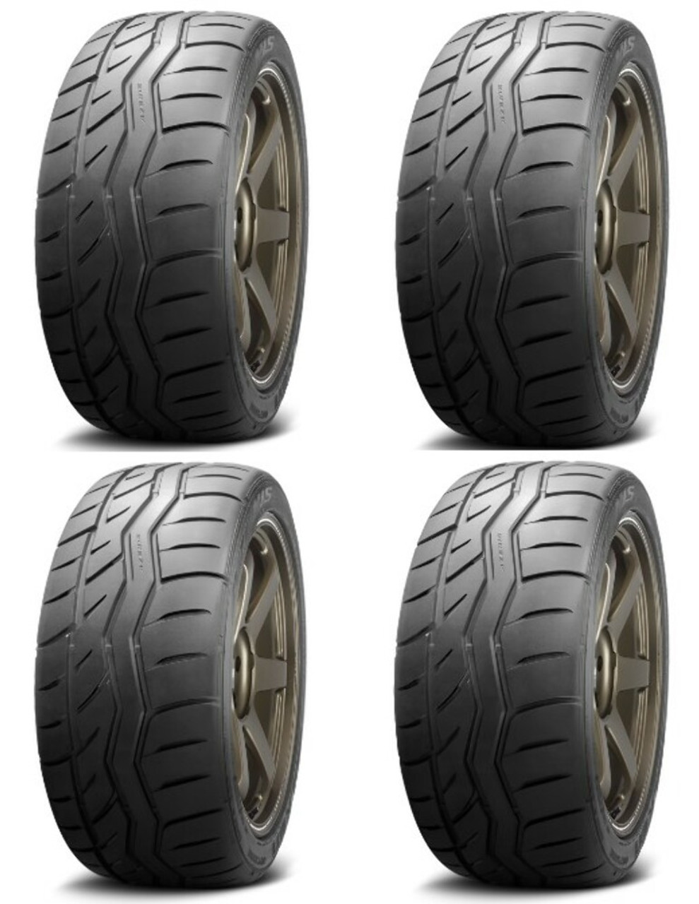 Set 4 235/40R18XL Falken Azenis RT615K+ 95W Tires 2354018