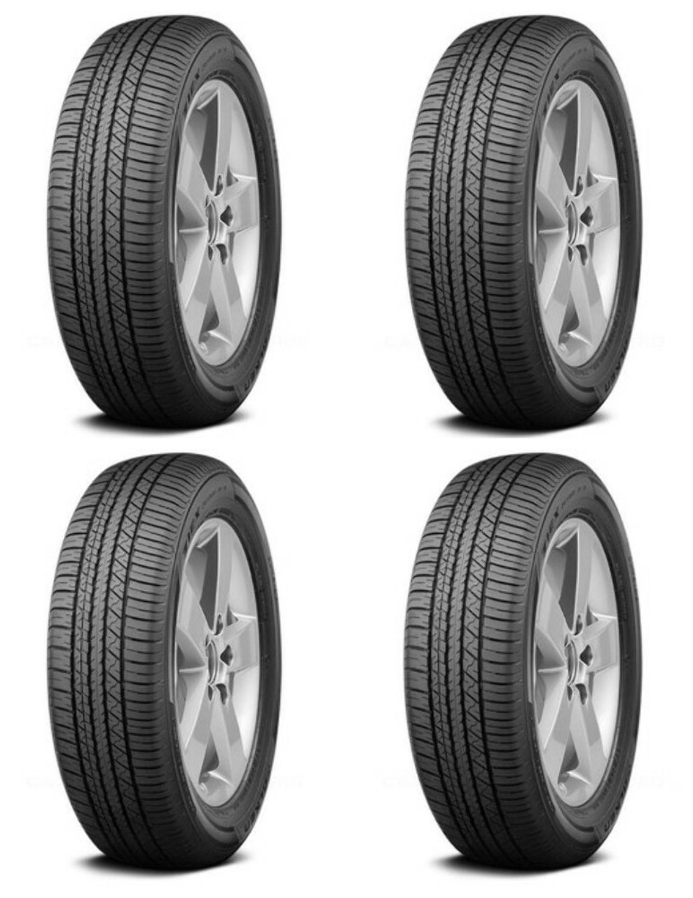 Set 4 225/55R18 Falken Ziex ZE001 A/S 98H Tires 2255518