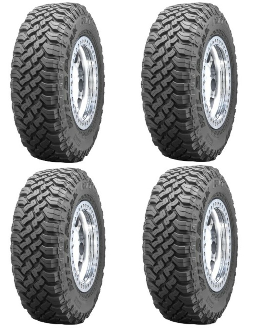 Set 4 LT315/75R16/10 Falken Wildpeak M/T01 127/124Q Tires 3157516