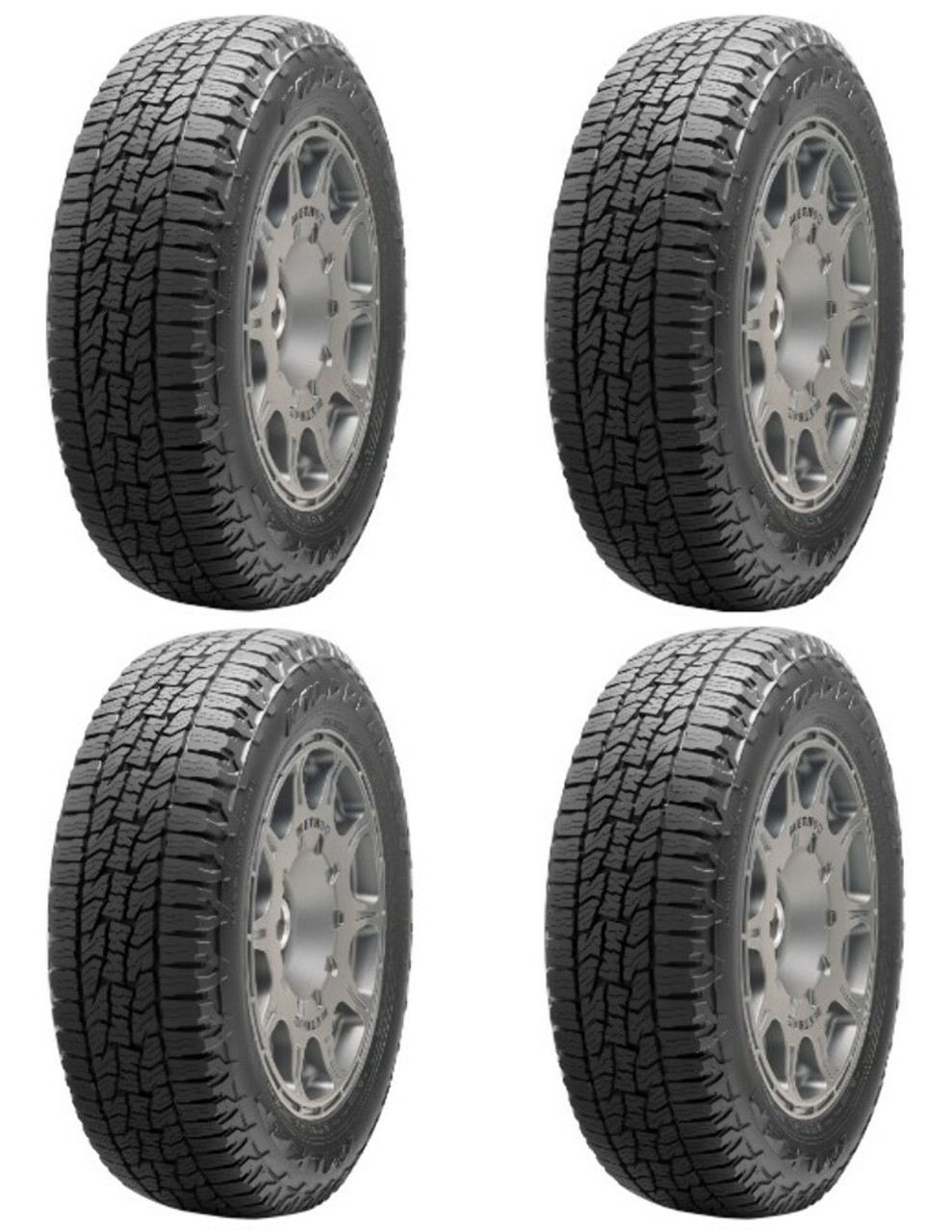 Set 4 235/60R17 Falken Wildpeak A/T Trail 102H Tires 2356017 Set 4 235/60R17 Falken Wildpeak A/T Trail 102H Tires 2356017