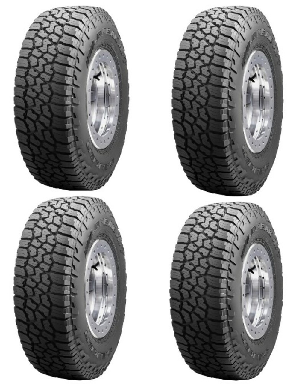 Set 4 LT285/75R16/10 Falken Wildpeak A/T3W 126/123R Tires 2857516