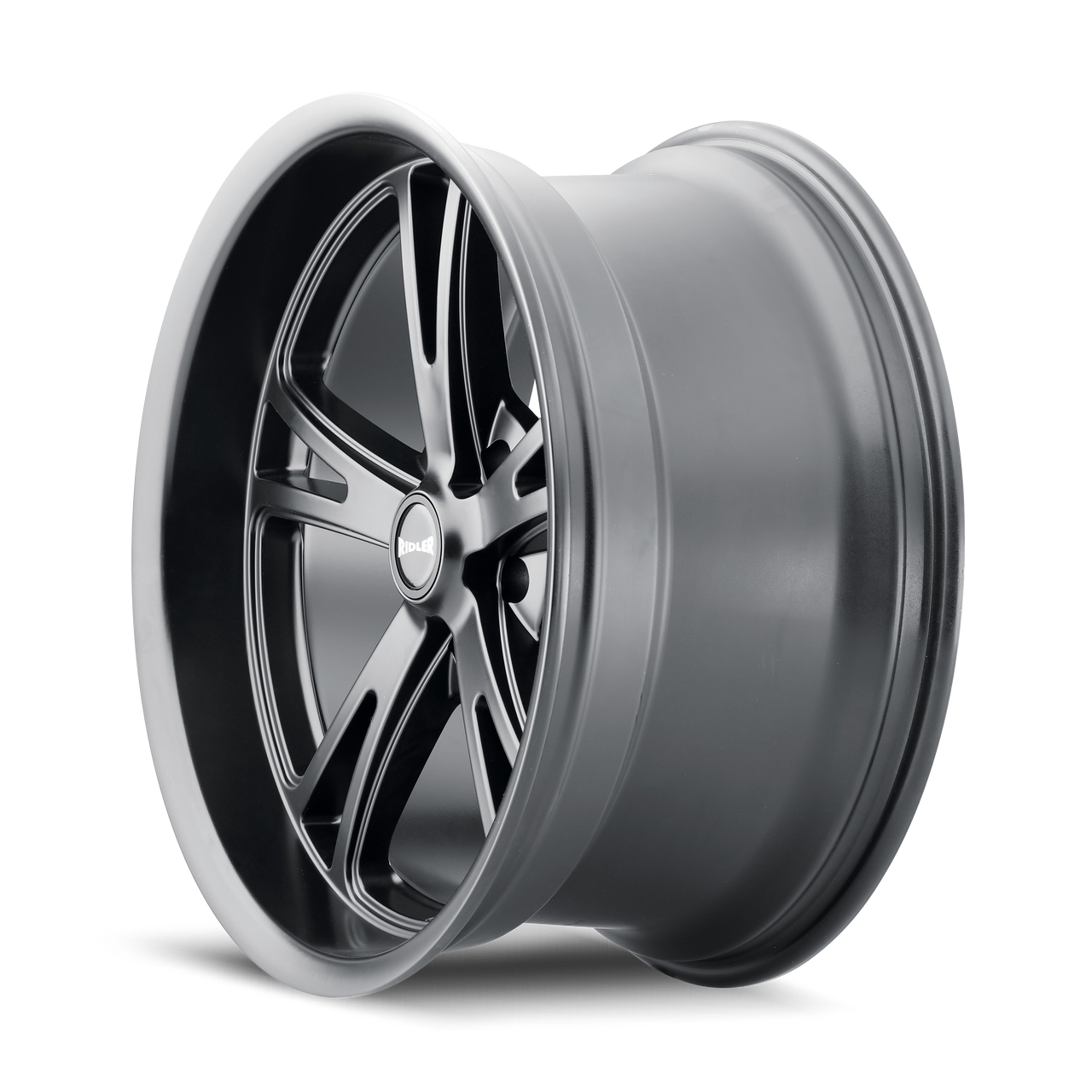 Set 4 22" Ridler 606 22x9 Matte Black 5x120 Wheels 20mm Rims