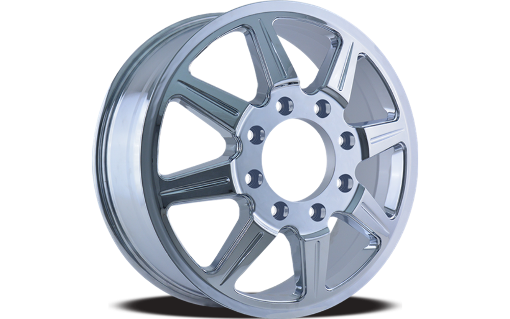 22" Mayhem Monstir 22x8.25 Inner Chrome 8x200 Wheel 127mm Dually Truck Rim
