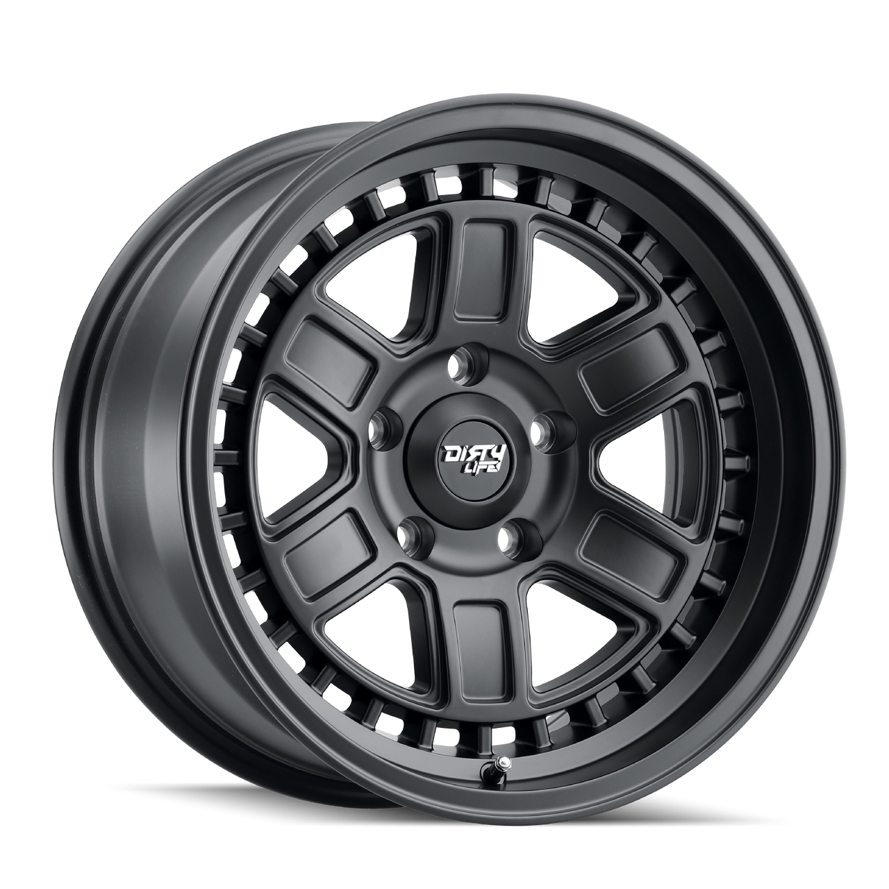 17" Dirty Life Cage 17x8.5 Matte Black 6x135 Wheel -6mm Rim