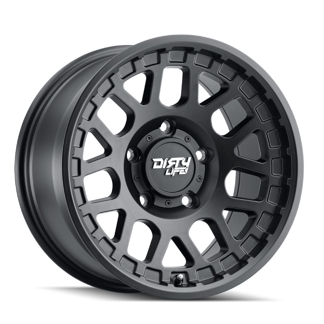 17" Dirty Life Mesa 17x9 Matte Black 6x5.5 Wheel 0mm For Chevy GMC Cadillac Rim
