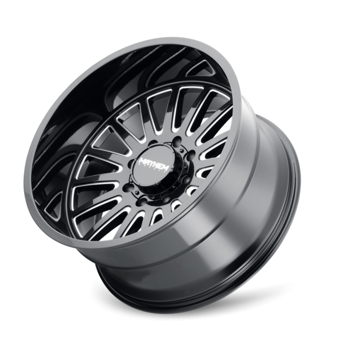 20" Mayhem Utopia 20x9 Black Milled 8x170 Wheel 0mm For Ford F250 F350 Truck Rim