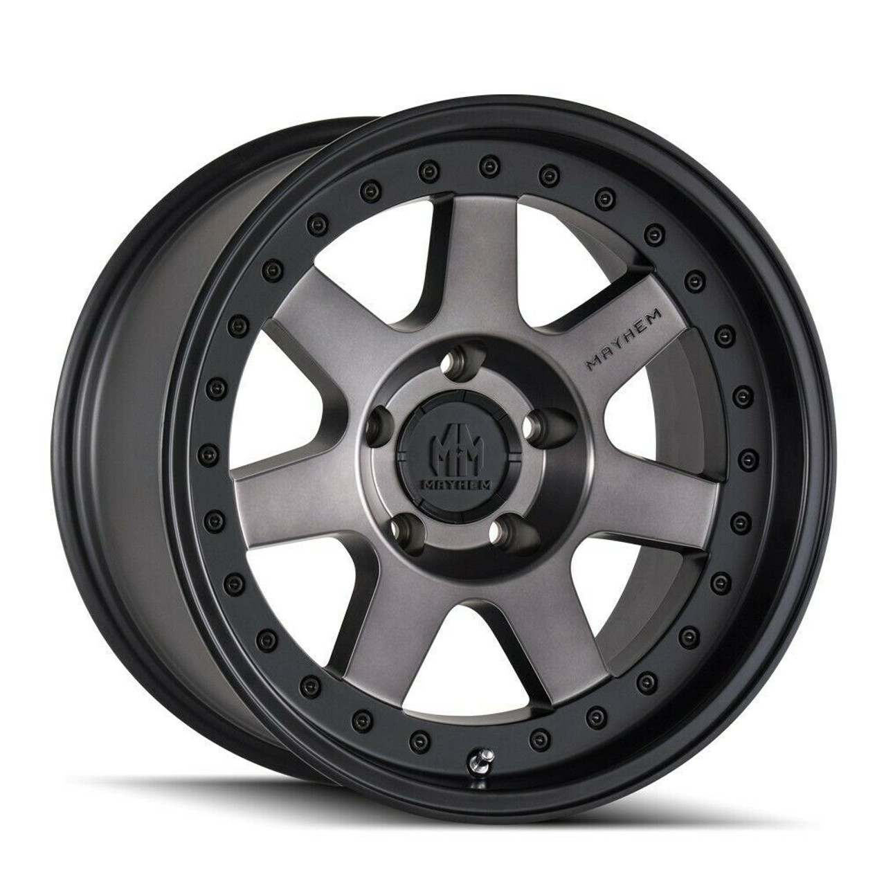 18" Mayhem Prodigy 18x9 Matte Black W Dark Tint 6x135 Wheel 0mm Rim