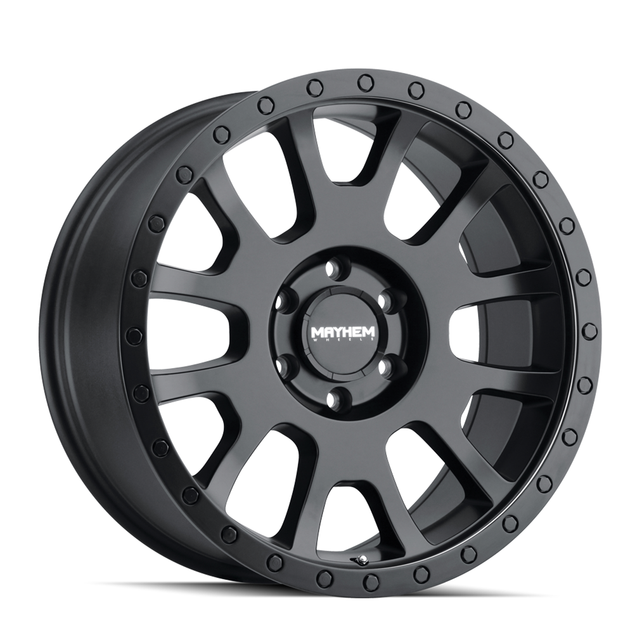 20" Mayhem Scout 20x9 Matte Black 6x5.5 Wheel -5mm Rim