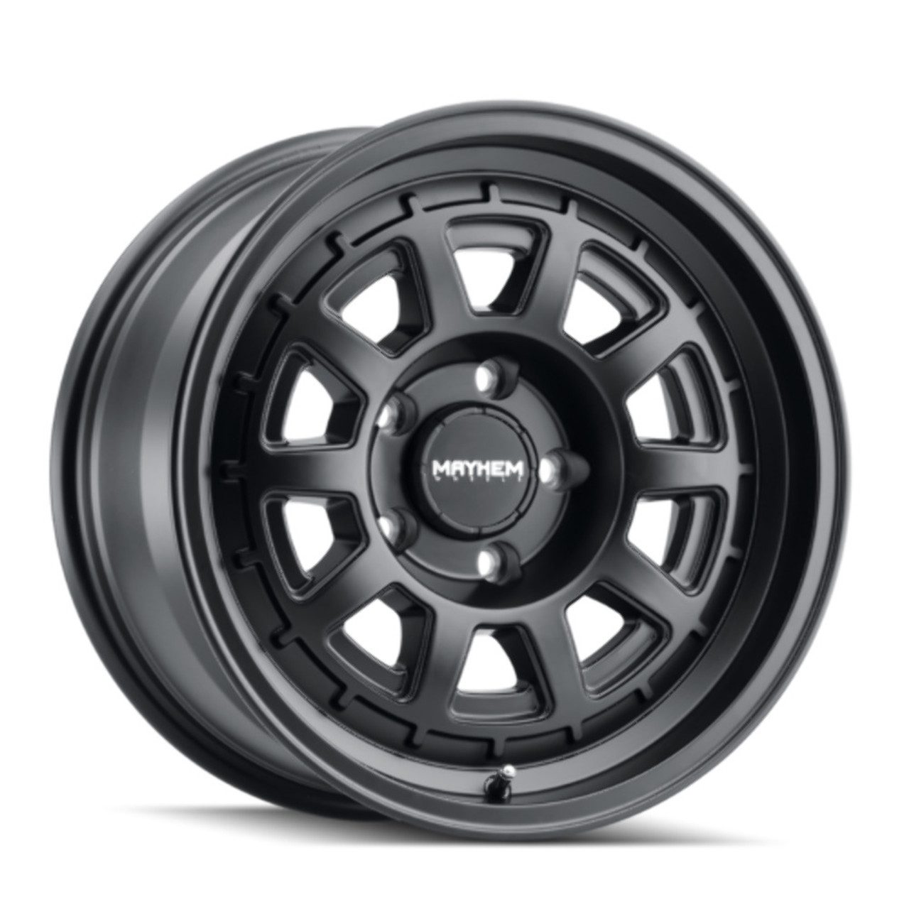 17" Mayhem Voyager 17x8.5 Matte Black 8x170 Wheel 0mm For Ford F250 F350 Rim