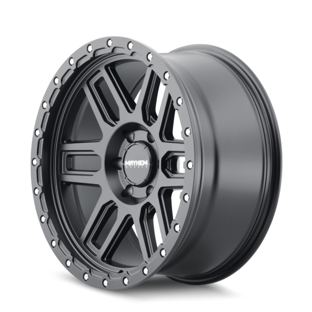 Set 4 20" Mayhem Delta 20x9 Matte Black 6x135 Wheels 0mm For Ford Lincoln Rims