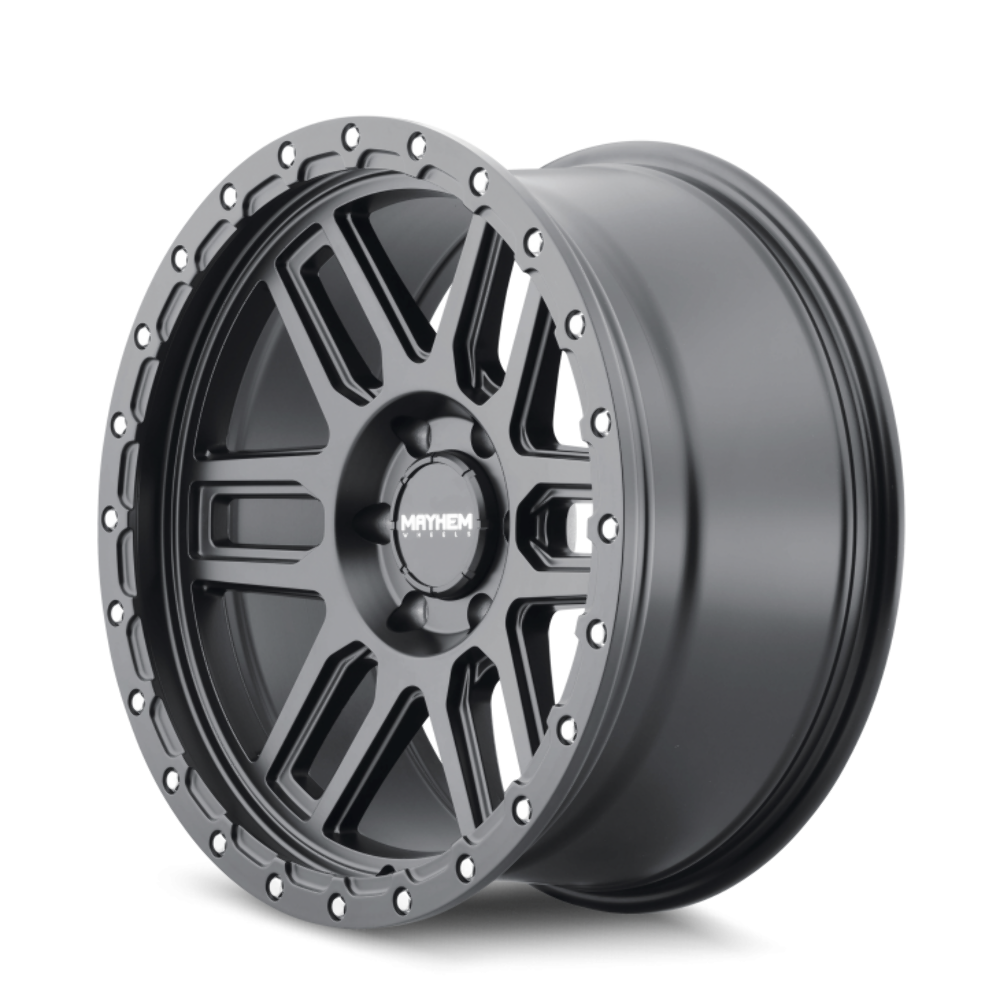 20" Mayhem Delta 20x9 Matte Black 6x5.5 Wheel -12mm For Chevy GMC Cadillac Rim