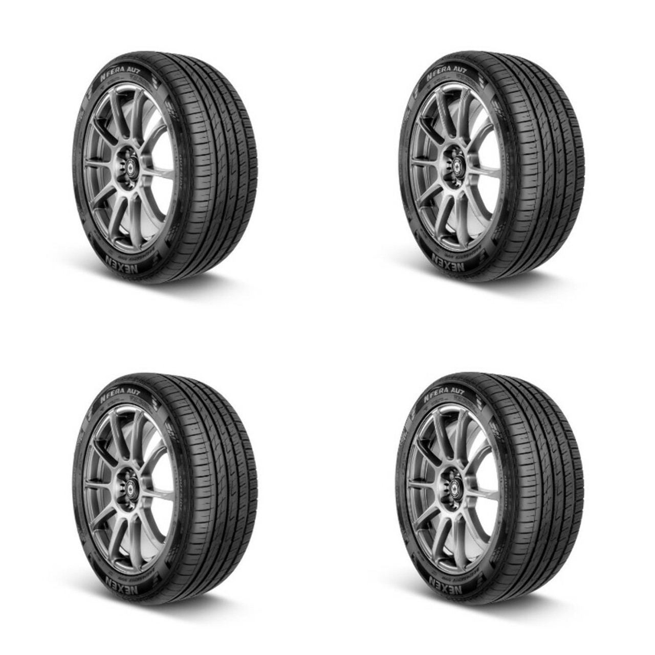 Set 4 225/50R17 Nexen N'Fera AU7 98W Tires 2255017 High Performance All Season