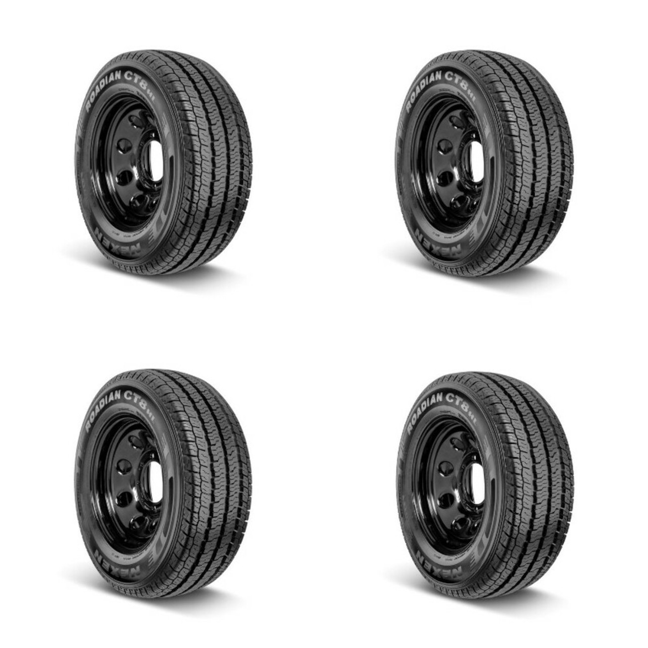 Set 4 185R14c/8 Nexen Roadian CT8 HL 102/100T Tires 18514 Commercial Van / LT