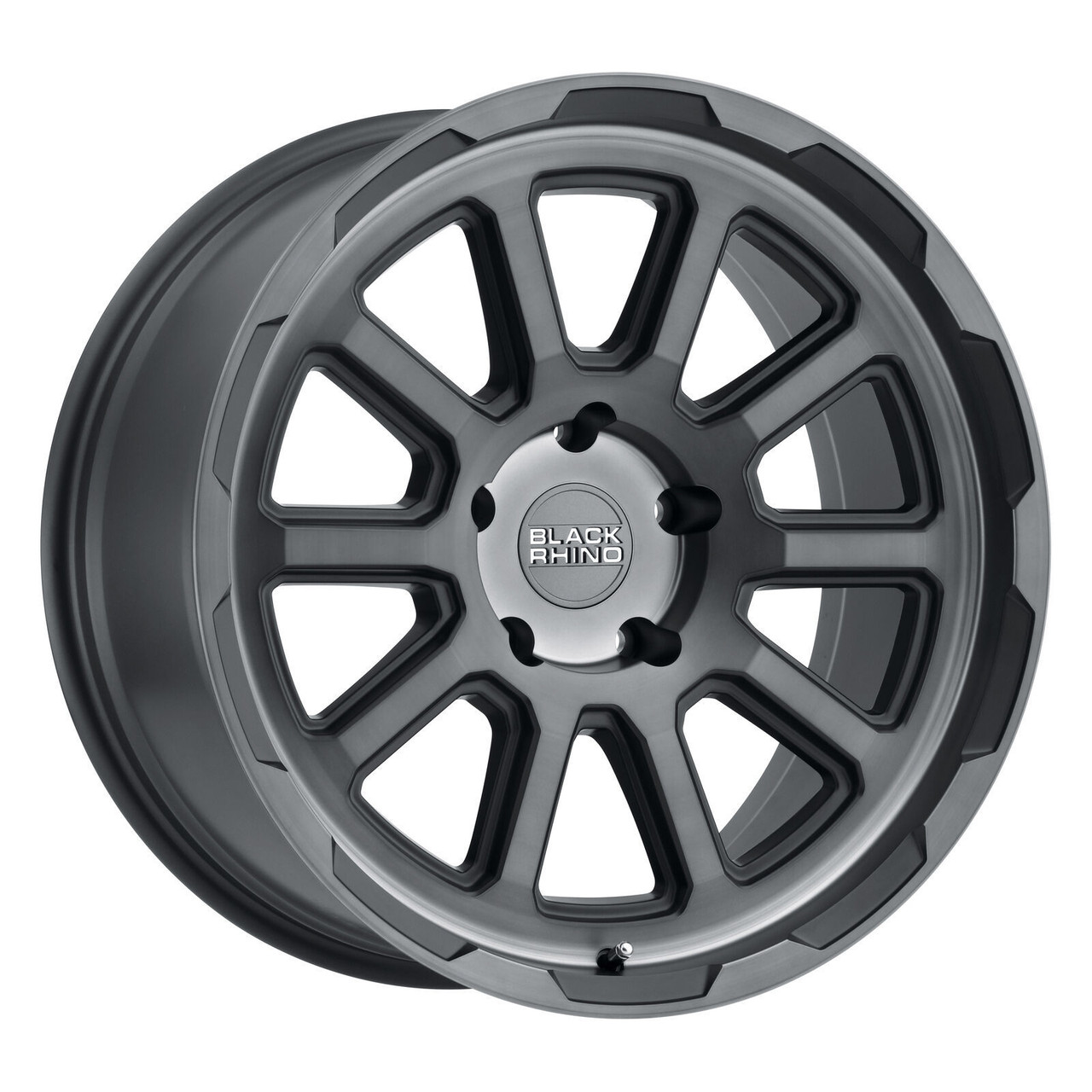 Black Rhino Chase 17x9.5 5x5.0 Brushed Gunmetal Wheel 17" -18mm Rim