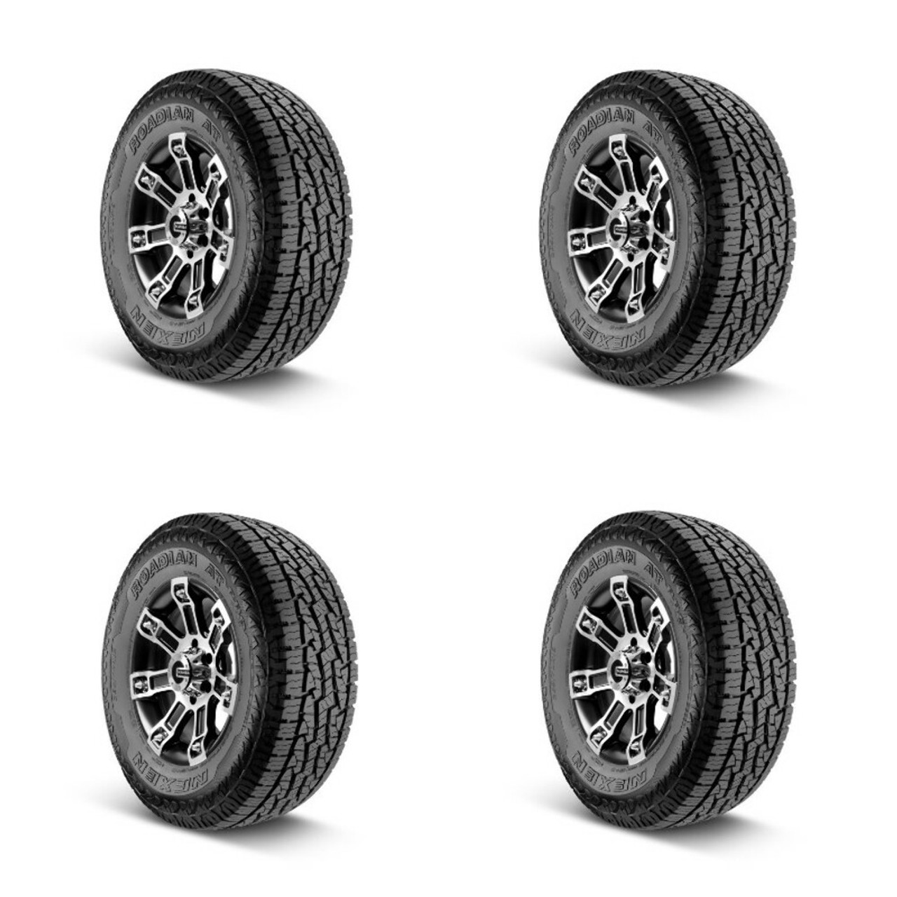Set 4 255/75R17 Nexen Roadian A/T Pro RA8 113S Tires 2557517 All Terrain
