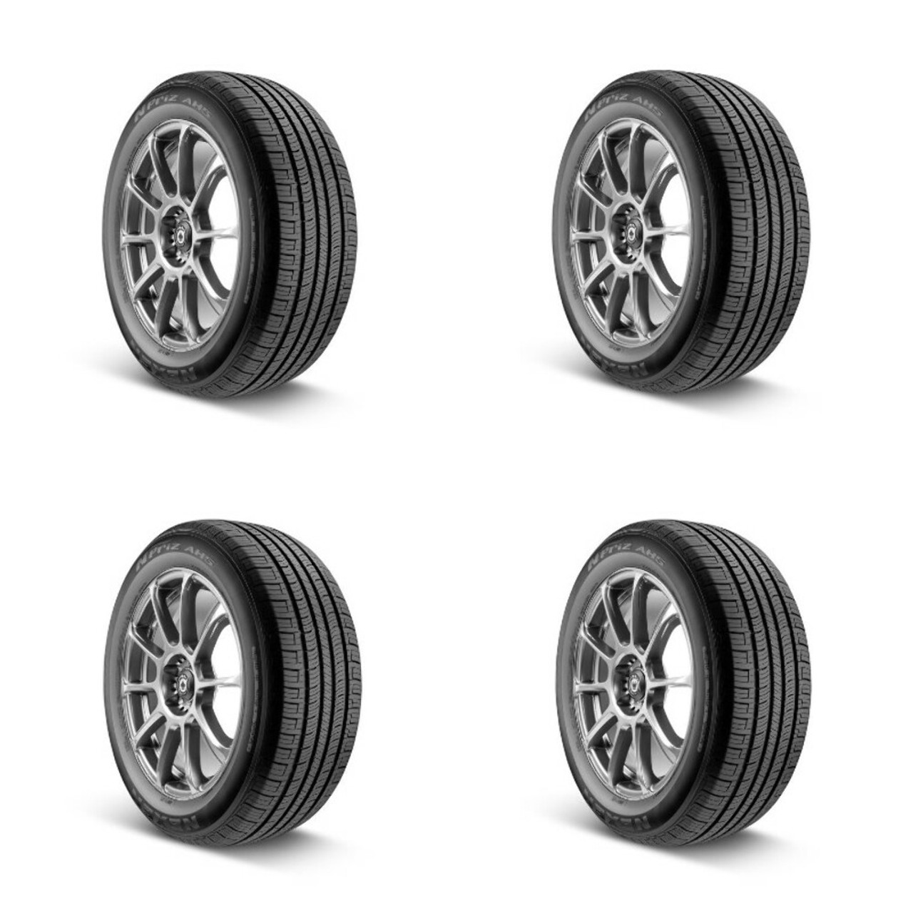 Set 4 205/70R15 Nexen N'PriZ AH5 96T Tires 2057015 Standard Touring All Season