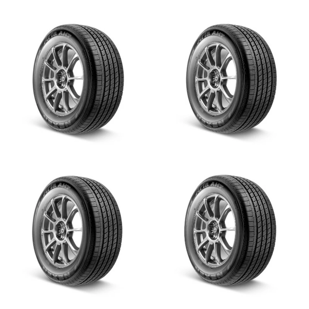 Nexen Aria AH7 Premium Standard Touring All-Season Tire available online from A2i Wheel & Tire. Designed for drivers seeking a comfortable, quiet and dependable all-season tire with responsive handling, wet-road performance and long-lasting treadwear. Shop Nexen Aria AH7 tires in multiple sizes for compatible cars, sedans, crossovers and passenger vehicles. Buy Nexen Aria AH7 replacement tires online at A2i Wheel & Tire.