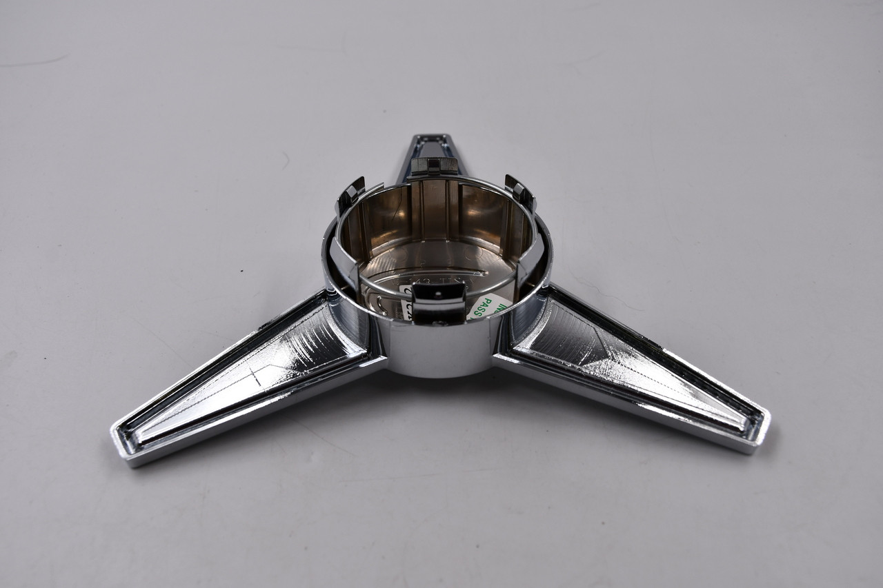 Vision Chrome Wheel Center Hub Cap C-143-TS-V 6058K202 5.375" Tri Bar Snap in