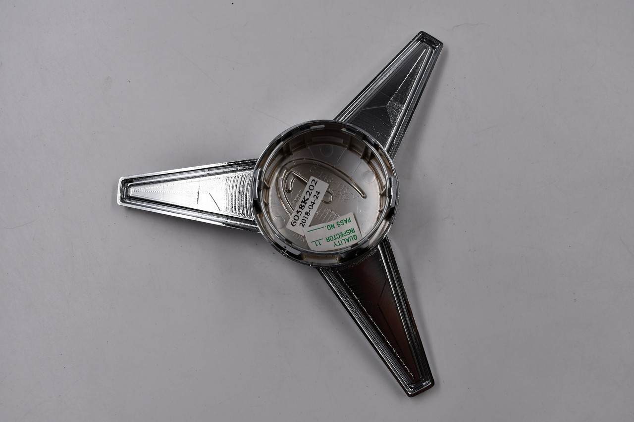 Vision Chrome Wheel Center Hub Cap C-143-TS-V 6058K202 5.375" Tri Bar Snap in