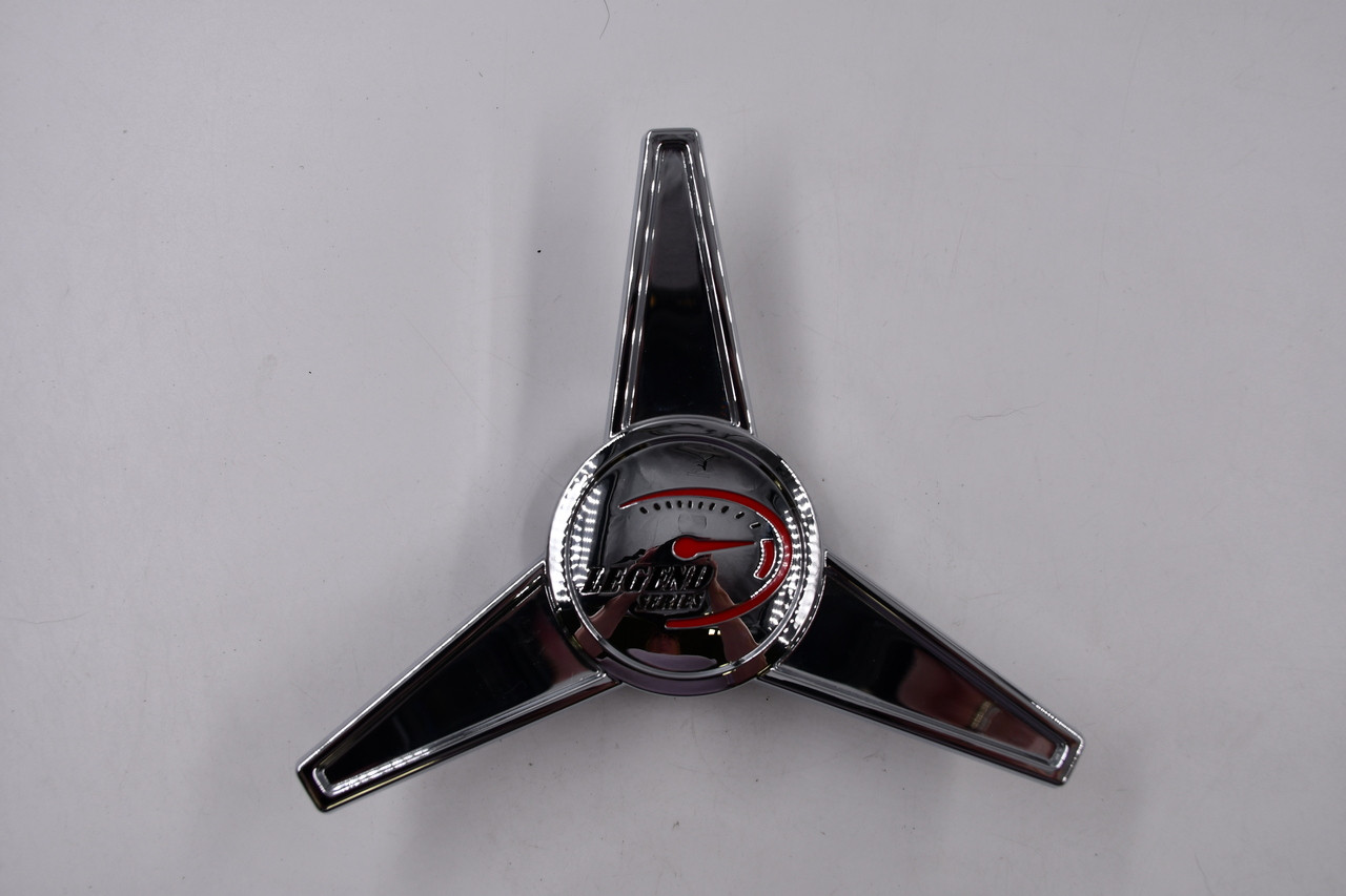 Vision Chrome Wheel Center Hub Cap C-143-TS-V 6058K202 5.375" Tri Bar Snap in