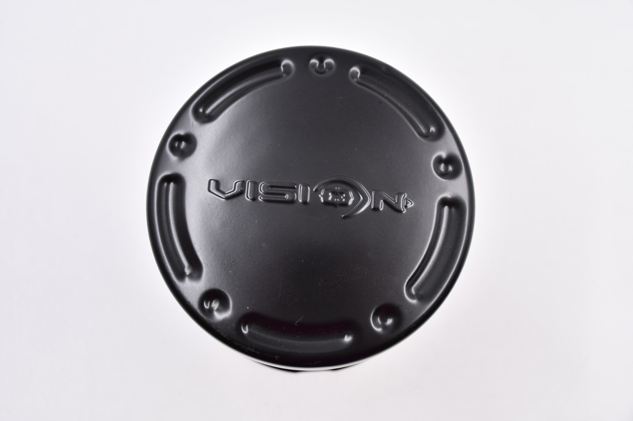 Vision Wheels Matte Black Wheel Center Cap C715MBR-200 6" Crazy Eight 715 8x200